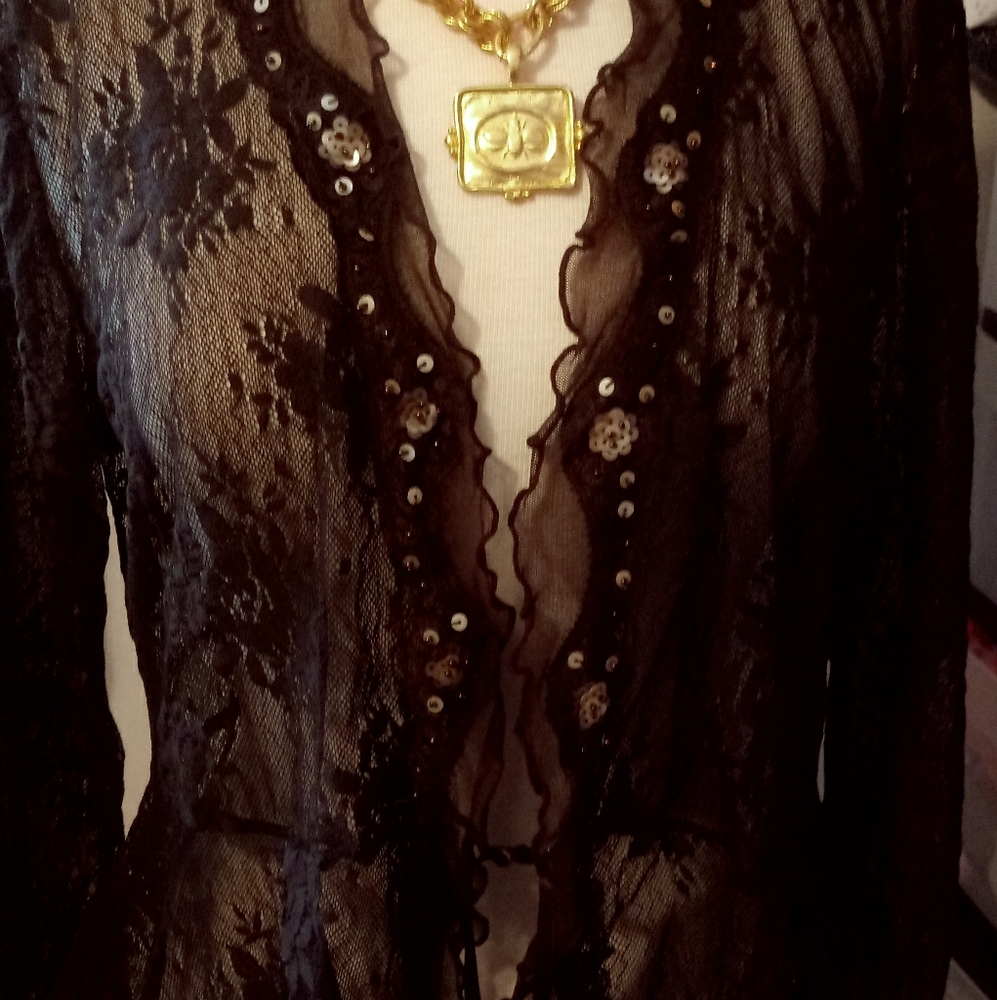 Womans black top